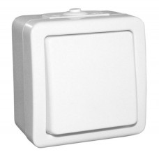 Διακόπτης Αλέ-Ρετούρ 10A Λευκός Επίτοιχος IP54 13-21501212